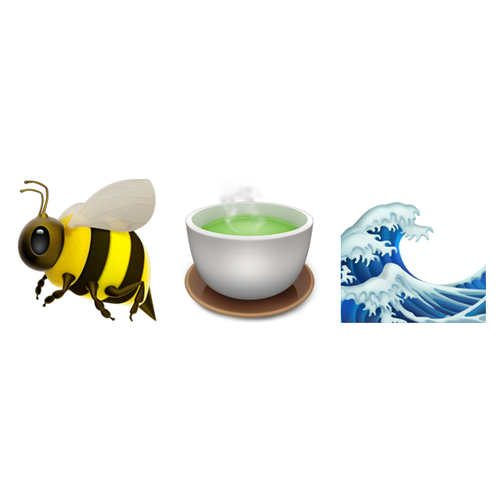 🐝🍵🌊 Emoji Domain iOS rendering